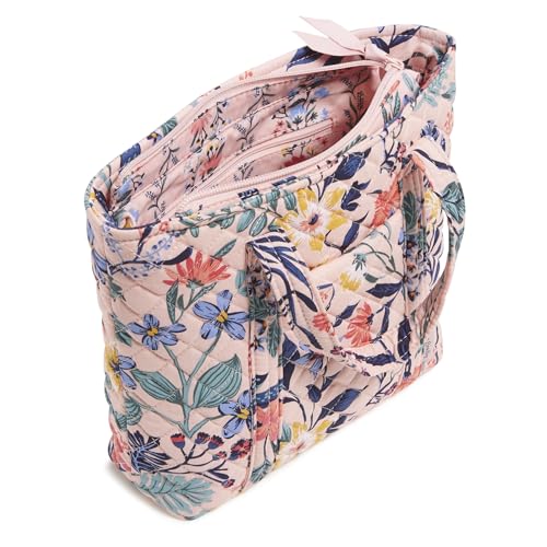 Cotton Mini Vera Tote Bag, Paradise Coral, One Size2