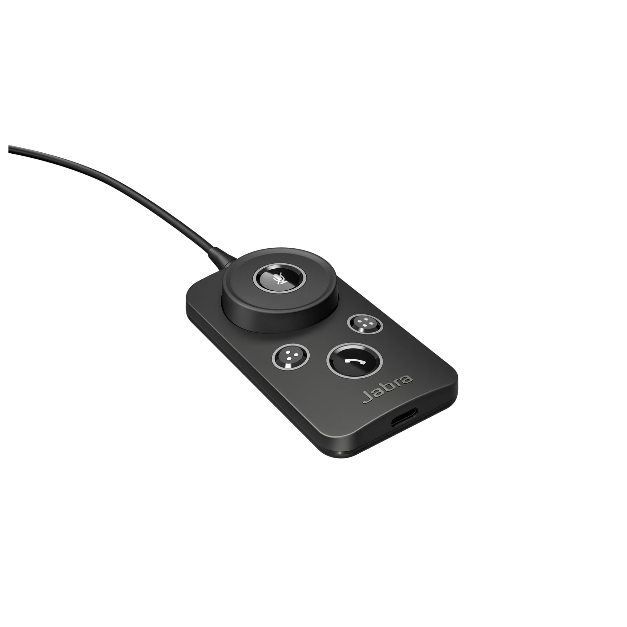 Jabra Engage 50 nauszne słuchawki stereo, certyfikowane przez Microsoft cyfrowe słuchawki przewodowe z pasywną redukcją szumów do oprogramowania i klientów internetowych, kabel USB-C, czarny