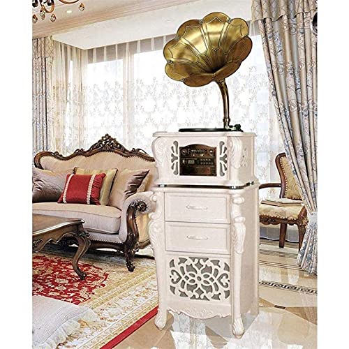 Boîte à Musique Antique Big Horn Record Bluetooth Phonographe Record Player, Adaptateur 45, 3 Speed Turntable Subwoofer… - Les Beatles, Paul McCartney, John Lennon, RIngo Starr, George Harrison Boîte à Musique Antique Big Horn Record Bluetooth Phonographe Record Player, Adaptateur 45, 3 Speed Turntable Subwoofer… – Image 6