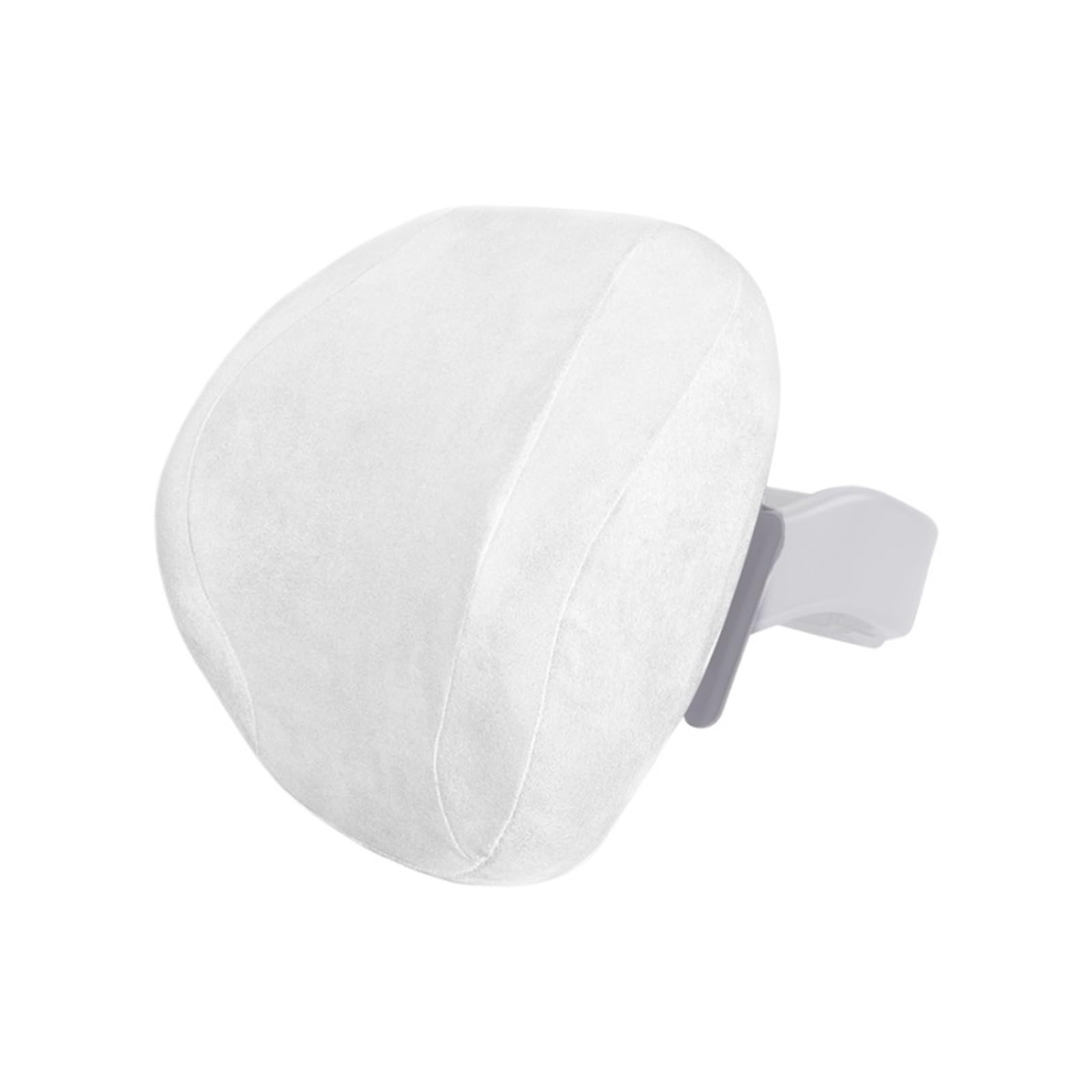 CVPX Seat Headrest Fit For Tesla Model Y/3 Neck Pillow Car Head Neck Rest Cushion Adjustable Headrest Pillow Car Seat Pillow(White Sueded)