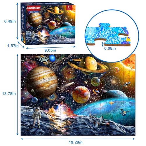 Puzzle Espacial Outer Space 6 a 8 Anos miniatura 6