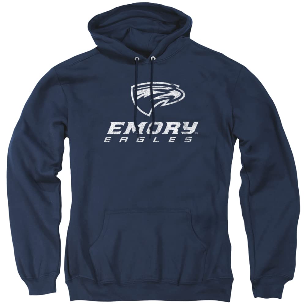LOGOVISION Official Collegiate Distressed Primary Logo Adult Pullover Hoodie Collection — view 151
