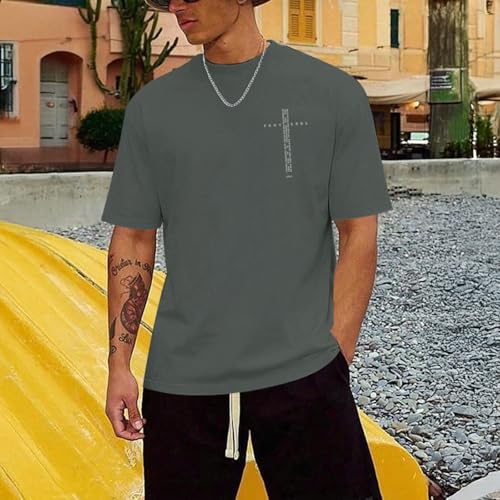 Image of Christian Shirts for Men Vintage Religious Cross Bible Verse T-Shirt Jesus Faith Tshirt Inspirational Graphic Tees