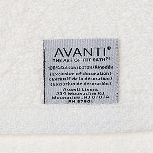 Avanti By the Sea 4-Piece Towel Set, White - Image 4