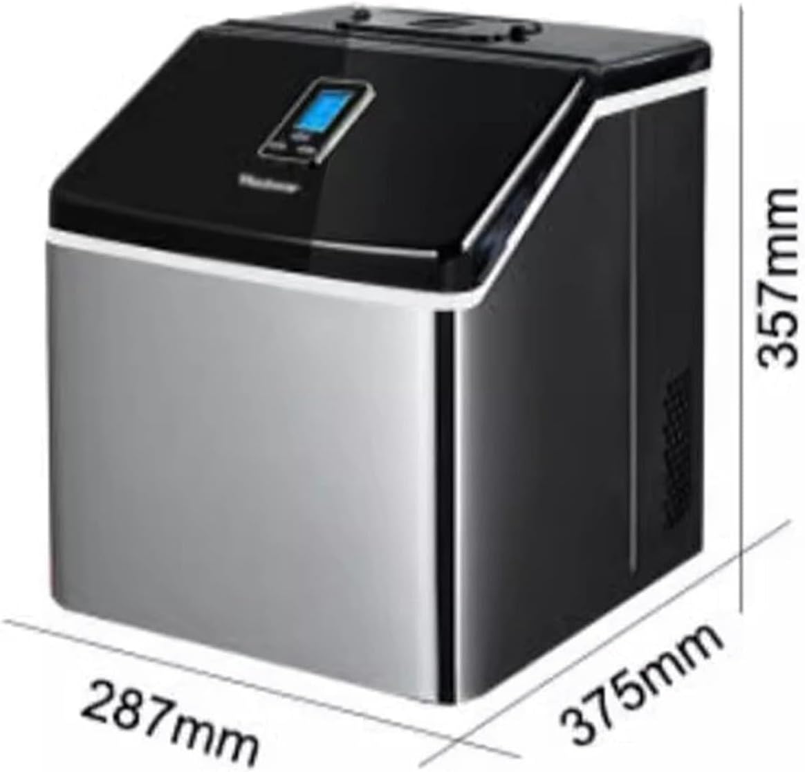 AMNOOL Machine to Make Ice On Countertop 25kg/24h Ice Machine, Electric Generator, Refrigerator, Mini Ice Cubes Manufacturer, Kitchen Apparatus for Bars, Restaurants, Hotels