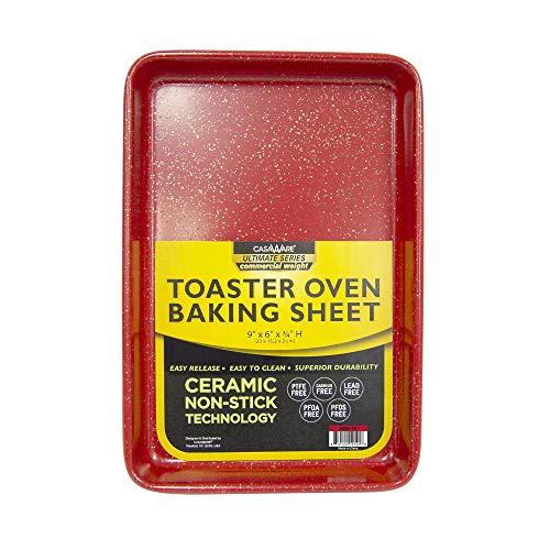 casaWare 9 x 6 x 0.75-Inch Toaster Oven Ultimate Series Commercial Weight Ceramic