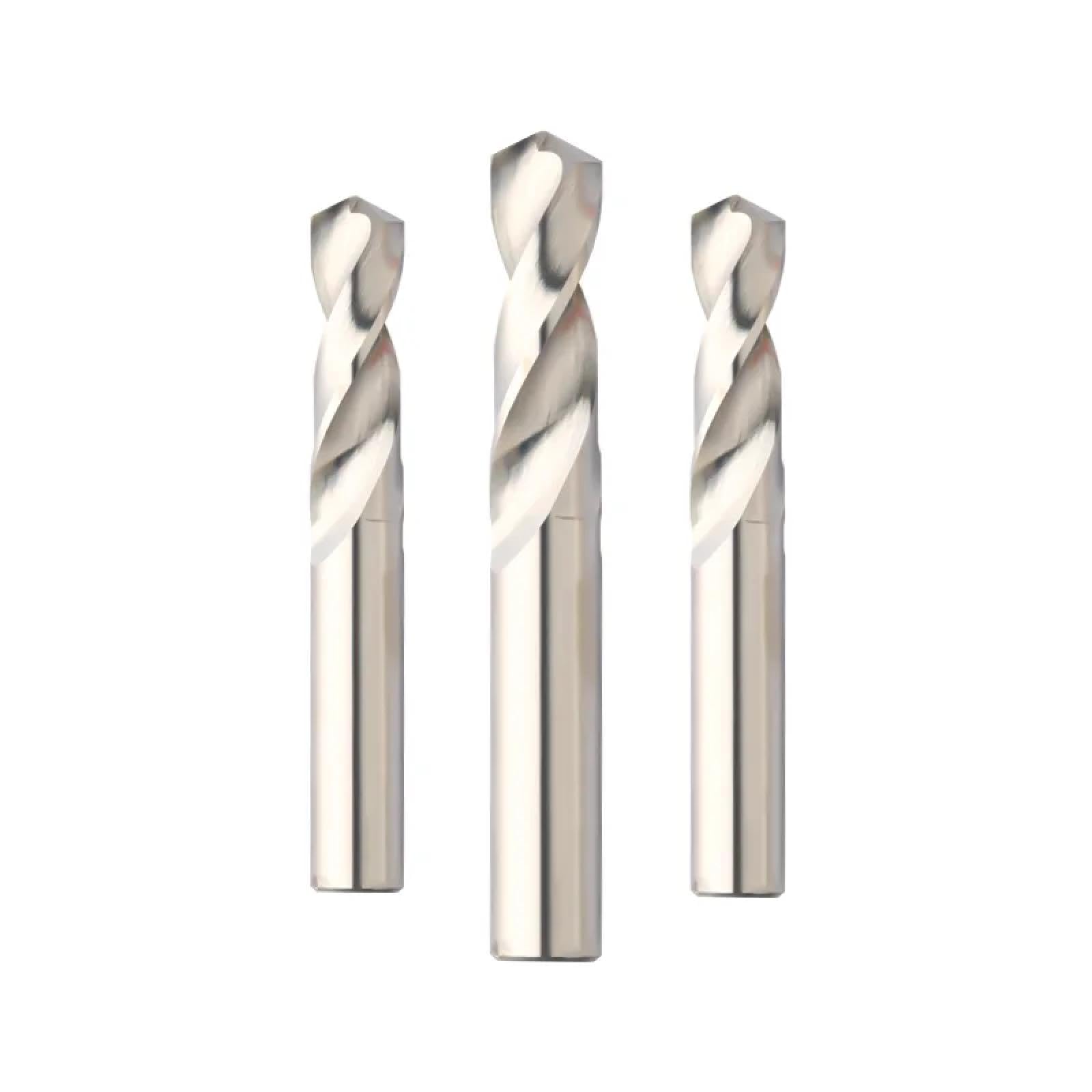 Punte da trapano in carburo per alluminio e acciaio 50 55 Hrc Punte in metallo duro Punta da trapano in acciaio al tungsteno CNC Utensile da foratura per tornio CNC (50 HRC/10,5X75)
