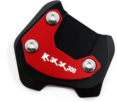 Kickstand Enlarger Plate for CMX for R&EBEL 500 300 CMX300 CMX500 Motorcycle Kickstand Foot Side Stand Extension Enlarger Support Plate Pad Extension Plate Pad Color Red for CMX300