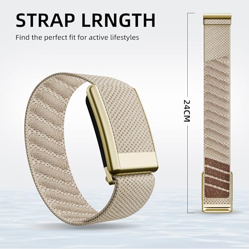 Ultra-Soft Stretchy Nylon Sport Band Compatible with WHOOP 5.0, One, Peak & Life | Adjustable, Breathable, & Sweat-Wicking Replacement Wristbands for Men & Women | NOT for Gen 4 - Image 3