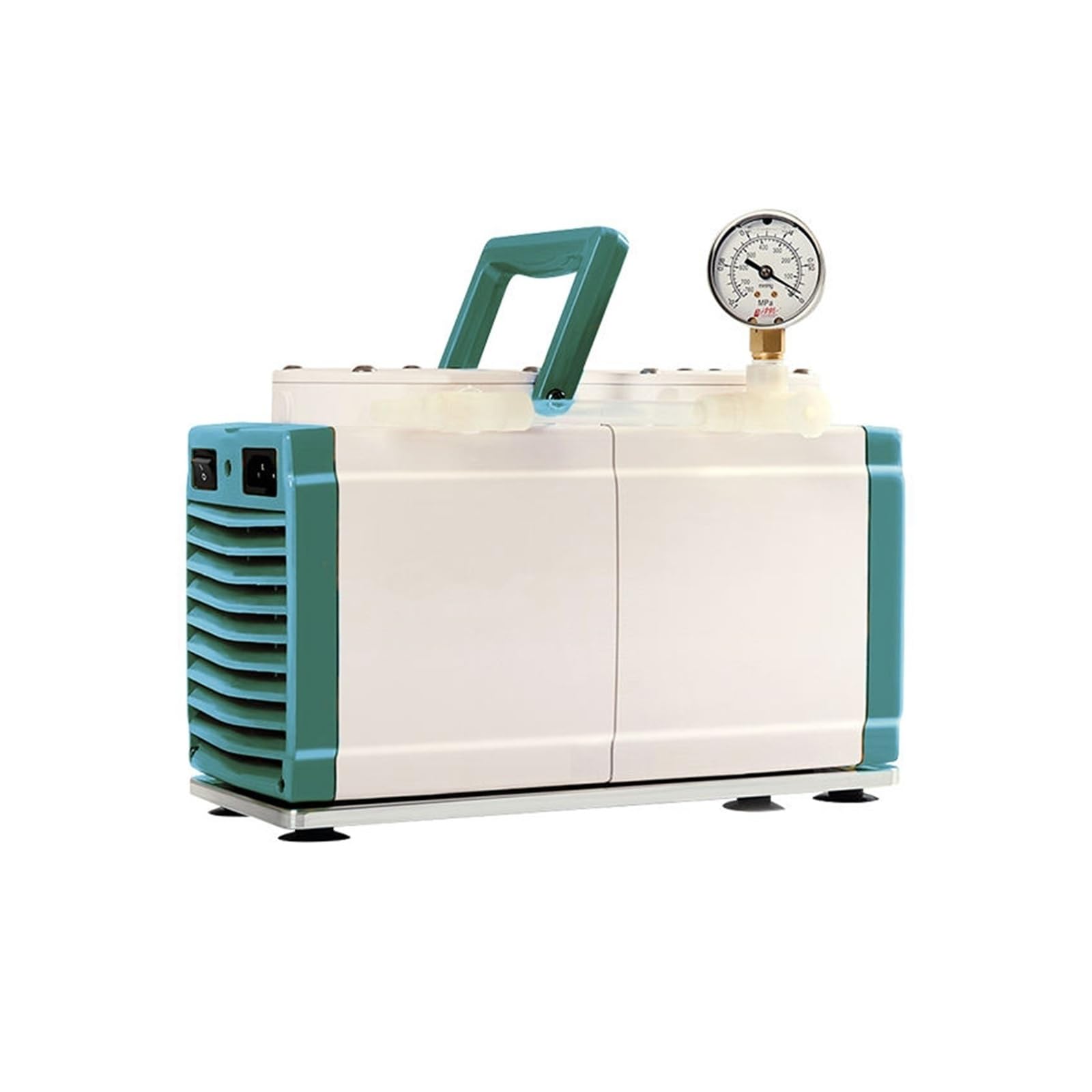 Bomba de diafragma, Bomba de vacío diafragma eléctrica GM-1.0A 60 l/min, resistente a productos químicos y sin aceite, con prevención corrosión
