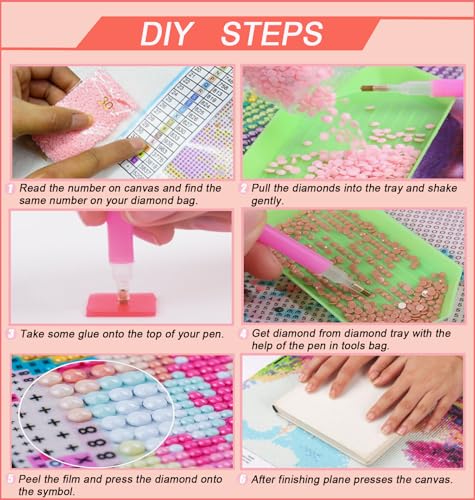 50% Off 5D Moon Tree Diamond Painting Kit for Adults - 12x12 Inch - Image 7