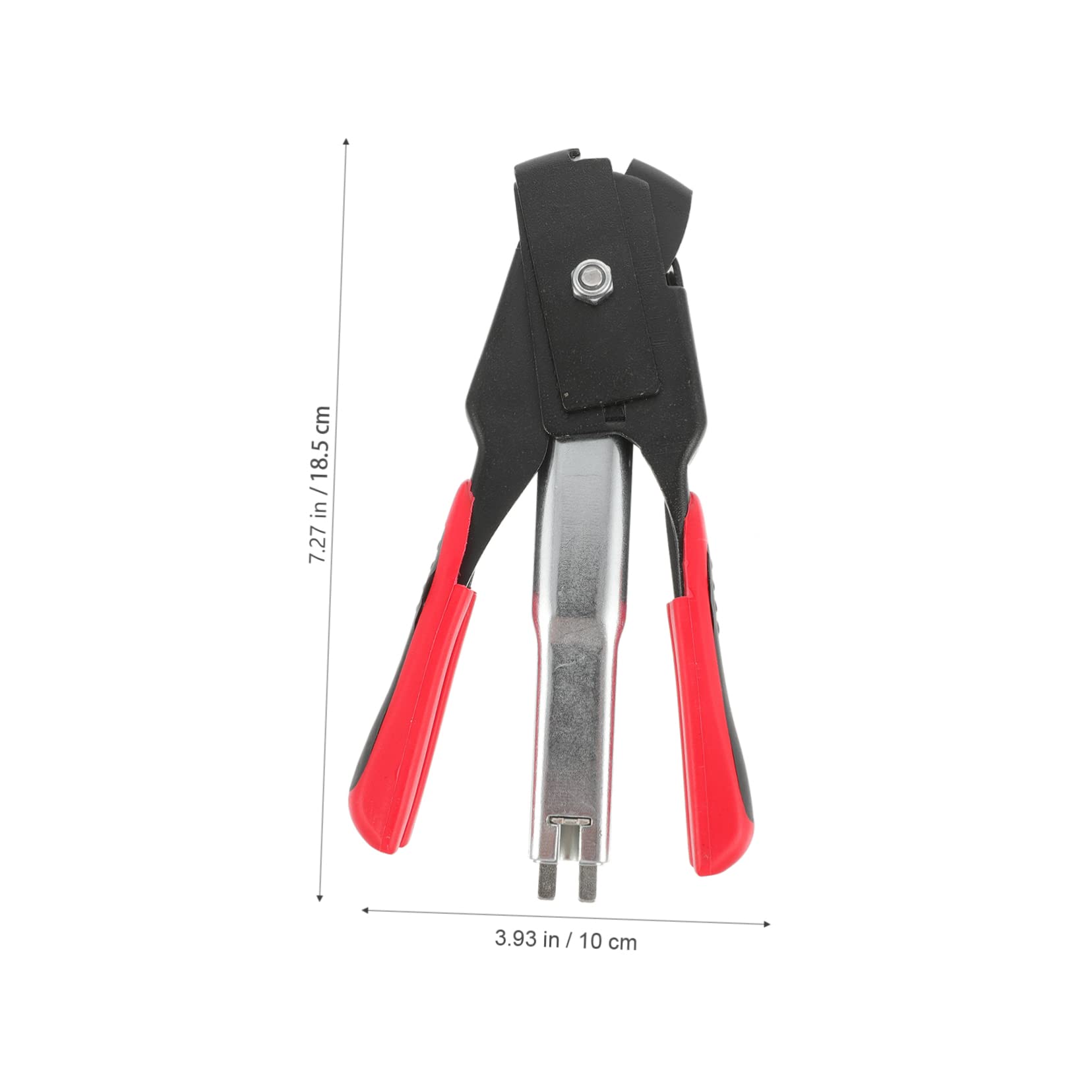 SHINEOFI Pinza per Chiusura ad Anello Chiodatrice ad Anelli per Recinzione e Gabbia in Metallo Kit con Clip C e Impugnatura Isolata