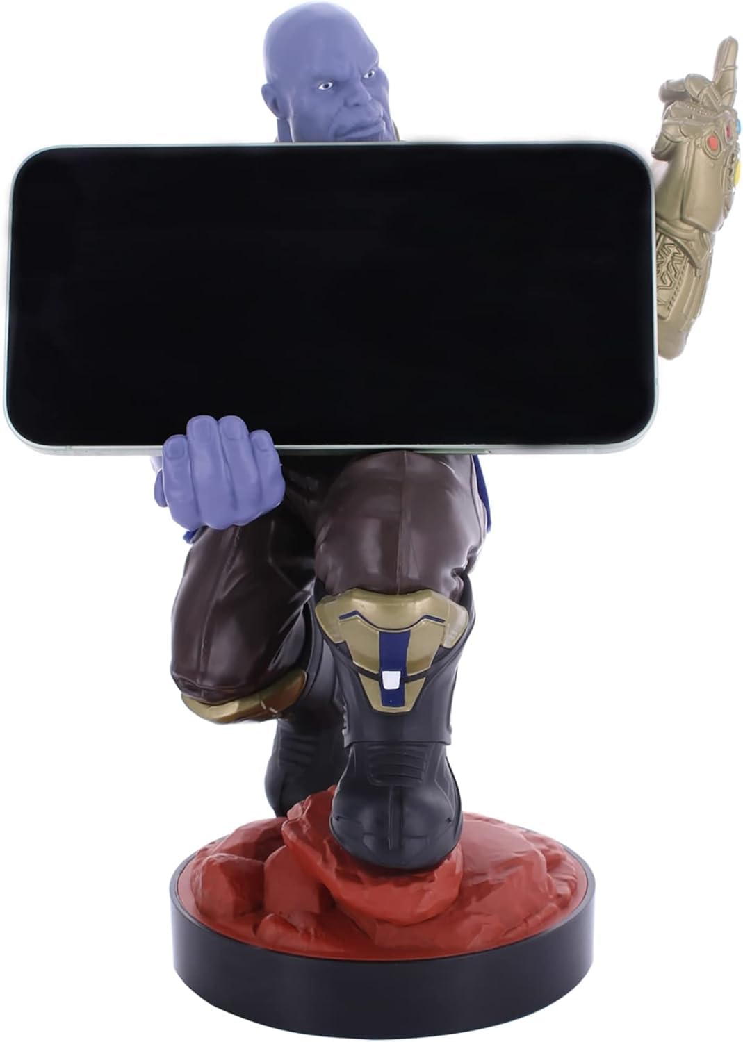 Exquisite Gaming Cable Guys - Support de téléphone et Manette Marvel Thanos - Figurine sous Licence Officielle