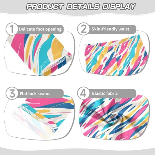 KLL Camouflage Pattern Trendy Style Little Girls Cotton Leggings Casual High Waisted Athleisure Pants Exercise3