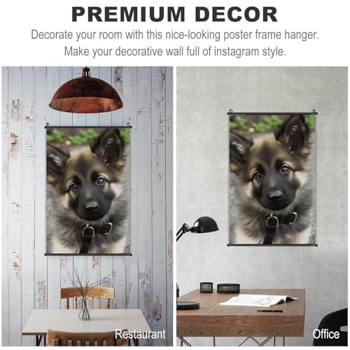 Poster chiot berger allemand en toile durable décoration murale luxe