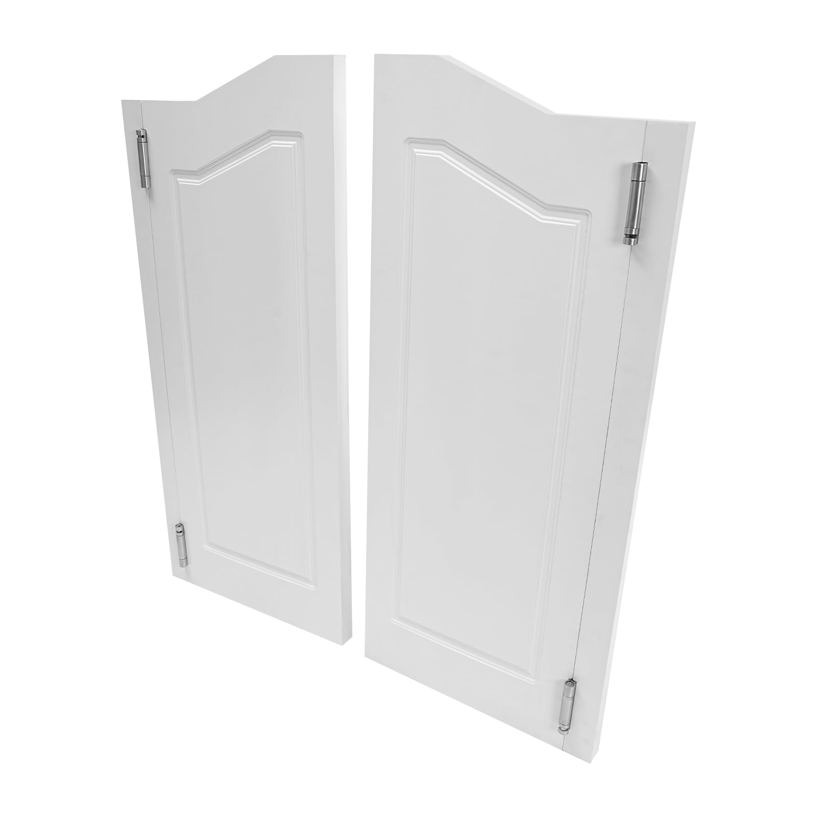 Saloon Swing Door With Self Closing Hinges Pine For Restaurant Home 91 X 106.5 Cm
