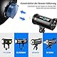 Soonpho Beauty Dish 55 cm/22 Zoll Standard Reflektor mit Schwarz Wabengitter,Weiß Diffusor und Aufbewahrungstasche,Fotostudio Strobe Blitzlicht Reflektor für Bowens Mount Studioblitz