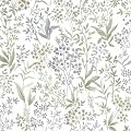Cohoo Home Green White Peel and Stick Wallpaper Boho Green Floral Contact Paper for Cabinets Drawers 17.3inW 118inL Greenery Leaf Self-Adhesive Removable Wallpaper Bedroom Bathroom Waterproof Neutral
