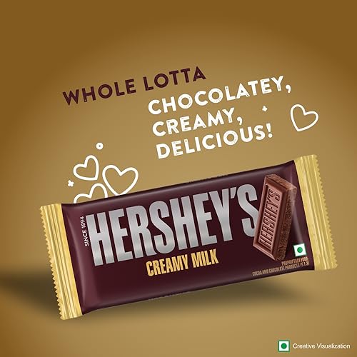 Image of HERSHEY'S Creamy Milk Bar | Delicious Chocolatey Delight |100Gram | Pack of 3