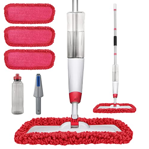 Sturdy Spray Mops for Floor Cleaning, Microfiber Spray Cleaning Mop