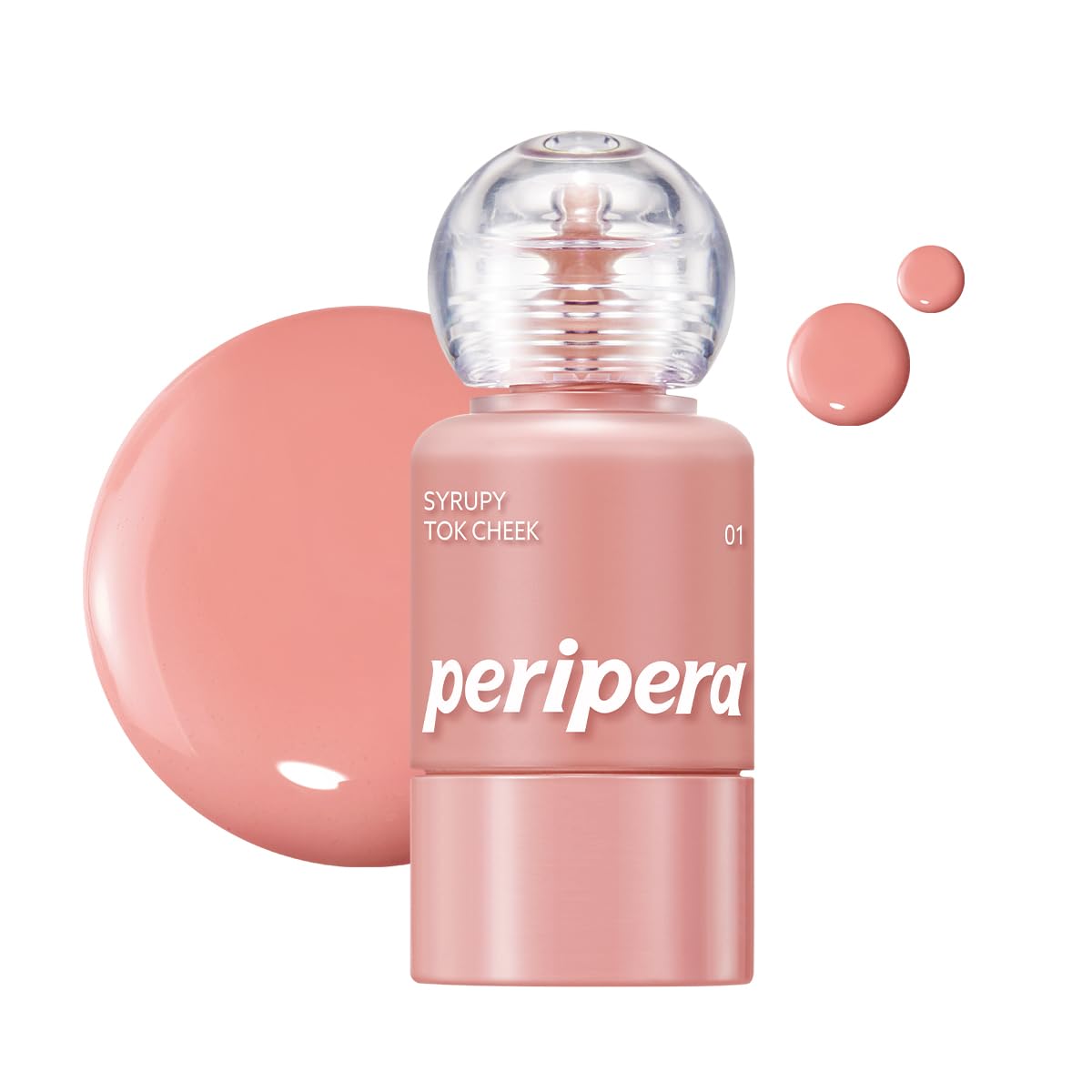 PERIPERA SYRUPY TOK CHEEK 5 Colors Liquid Blush Dewy Finish and Hydrates All day Soft Velvet Texture Face