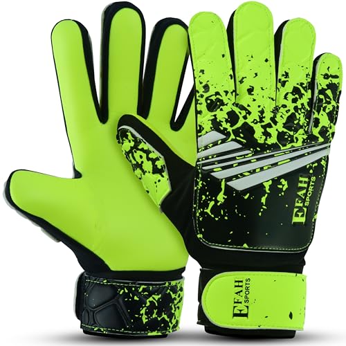 EFAH SPORTS Soccer Goalkeeper Gloves for Kids Boys Children...