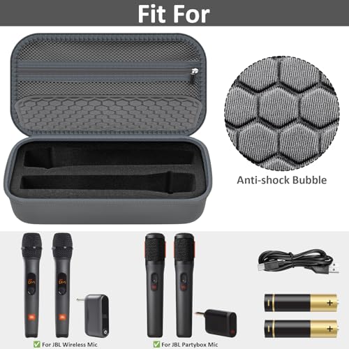 image for Comecase Wireless Microphone Case Compatible with JBL Wireless Two Mic
