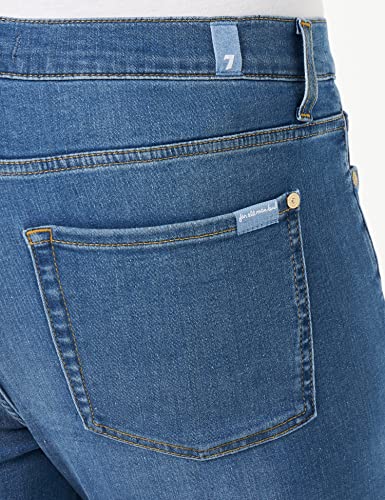 7 For All Mankind Damen Jsvuc460 Jeans, Light Blue, 24 EU