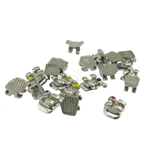 Miniatura 3 de Soportes metálicos ortodónticos dentales brackets mini RothMBT (ROTH 022 3 ganchos)