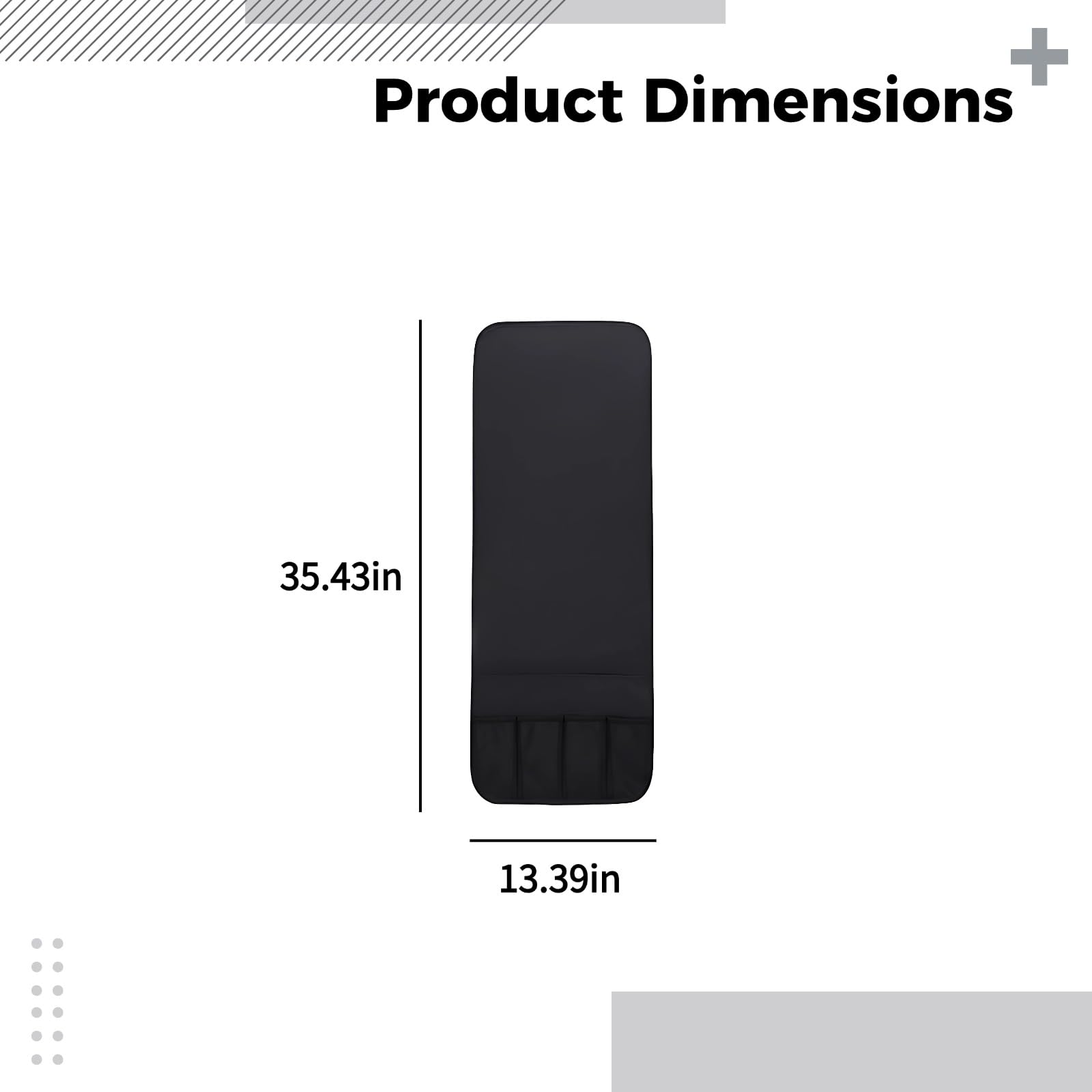 Generisch Organizador de reposabrazos para sofá, reposabrazos de piel, soporte para mando a distancia para sofá, 13,4 x 35,4 pulgadas, 34 x 90 cm, 4 compartimentos, diseño antideslizante, para sillón
