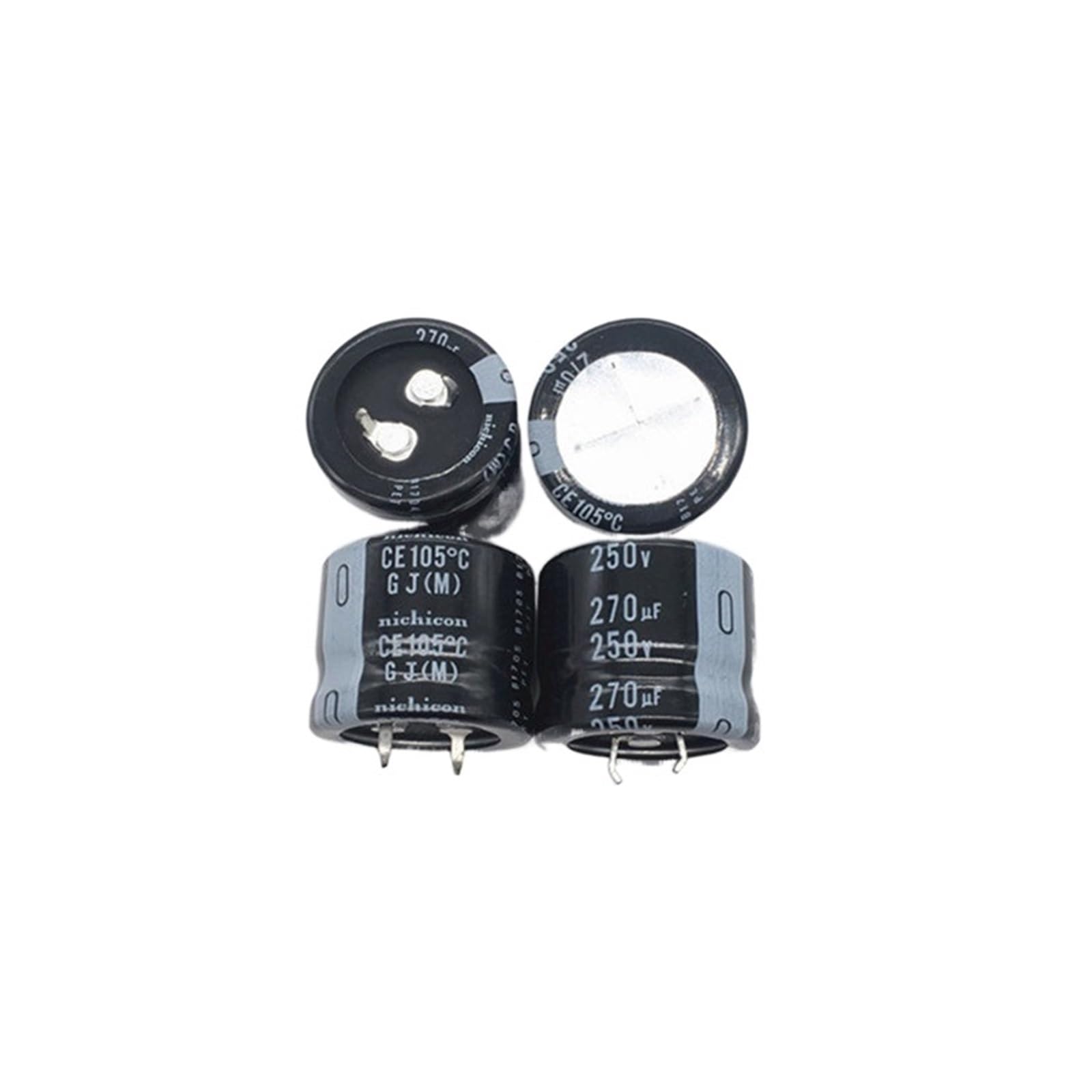 Condensateur 250v 270uf snap-in 25x20mm pour alimentation PC et électronique (Lot de 2)