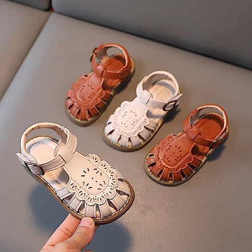 girls flip flops size 2 Shoes Fashion Comfortable Bow Soft Bottom Lightweight Baby Princess Sandals4