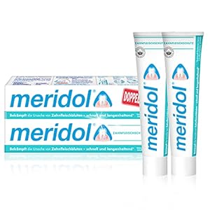 meridol Tandpasta, dubbelverpakking (2 x 75 ml) – tandpasta voor dagelijkse tandvlees- en tandverzorging, antibacterieel…