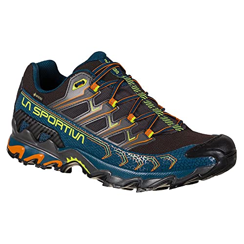 LA SPORTIVA Ultra Raptor II GTX Storm Blue/Lime Punch, Zapatillas de Senderismo Hombre, 46 EU