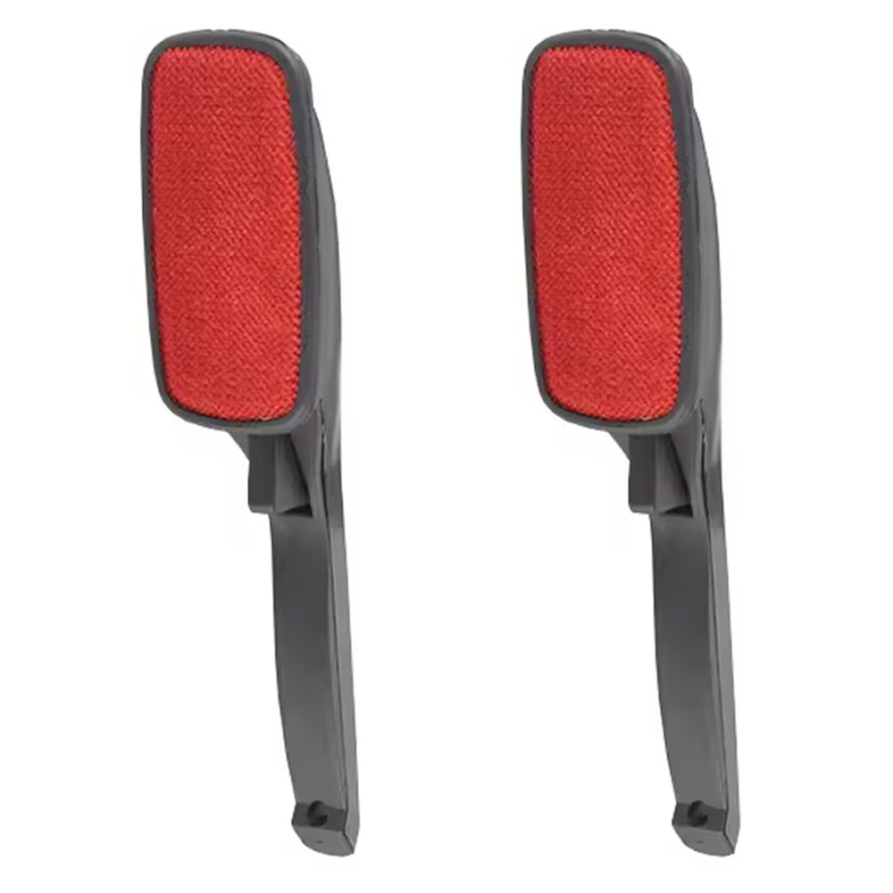 KAV Rotating Head Magic Clothes Lint Brush - Swivel Head Trigger Action for Left and Right Handed Use - No Refills Needed, Removes Lint, Hair and Fluff from Clothes - Pack of 2