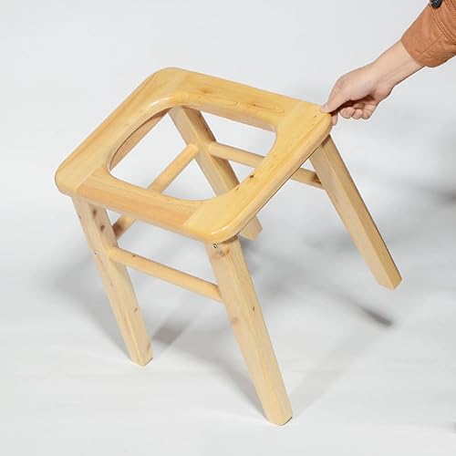 Asiento de vapor de madera con cuatro patas, silla de vapor Yoni, olla de vapor Yoni, inodoro tridimensional, taburete de ducha antideslizante de