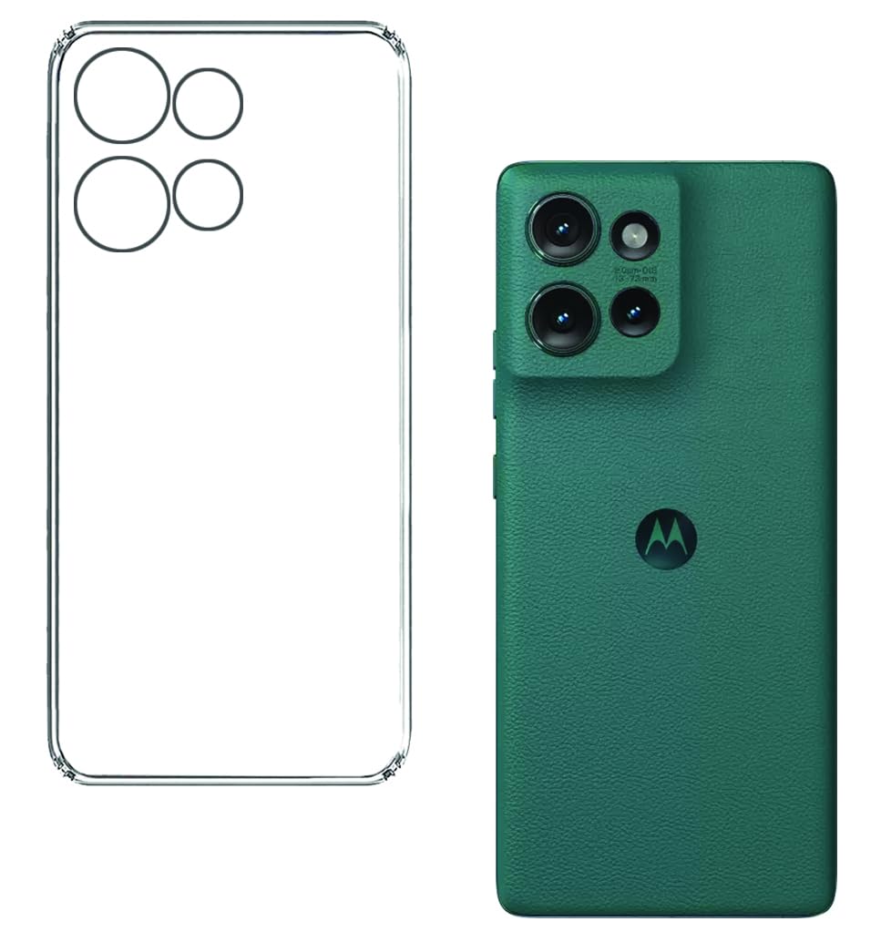 Inktree Motorola Moto Edge 50 Back Cover | Slim Soft Back Case for Motorola Moto Edge 50 (Transparent) (B0DF6DT2TS) Amazon Price History, Amazon Price Tracker