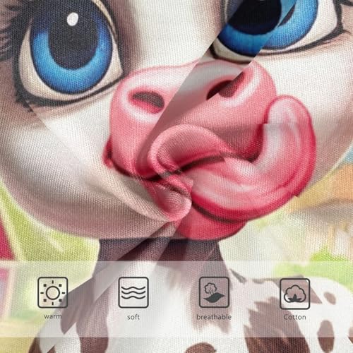 Cute Cartoon Highland Cow Farm Toddler Underwear Custom 2t Cotton Cute Panties Girl Cartoon Kids Undies Briefs3