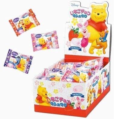 Amazon エイワ くまのプーさんいちごチョコマシュマロ 1個入 30袋 2箱 合計60袋 くまのプーさんいちごチョコマシュマロ マシュマロ 通販