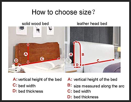 HOME MEIRONG Copertura per Testata Letto/Fodera