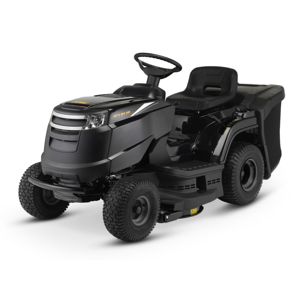 Alpina AT4 84 HA a Trattorino da Giardino, 5,8 kW, 84 cm – Trasmissione Idrostatica a Pedale, Sacco 200 L – Prati fino a 3.000 m²
