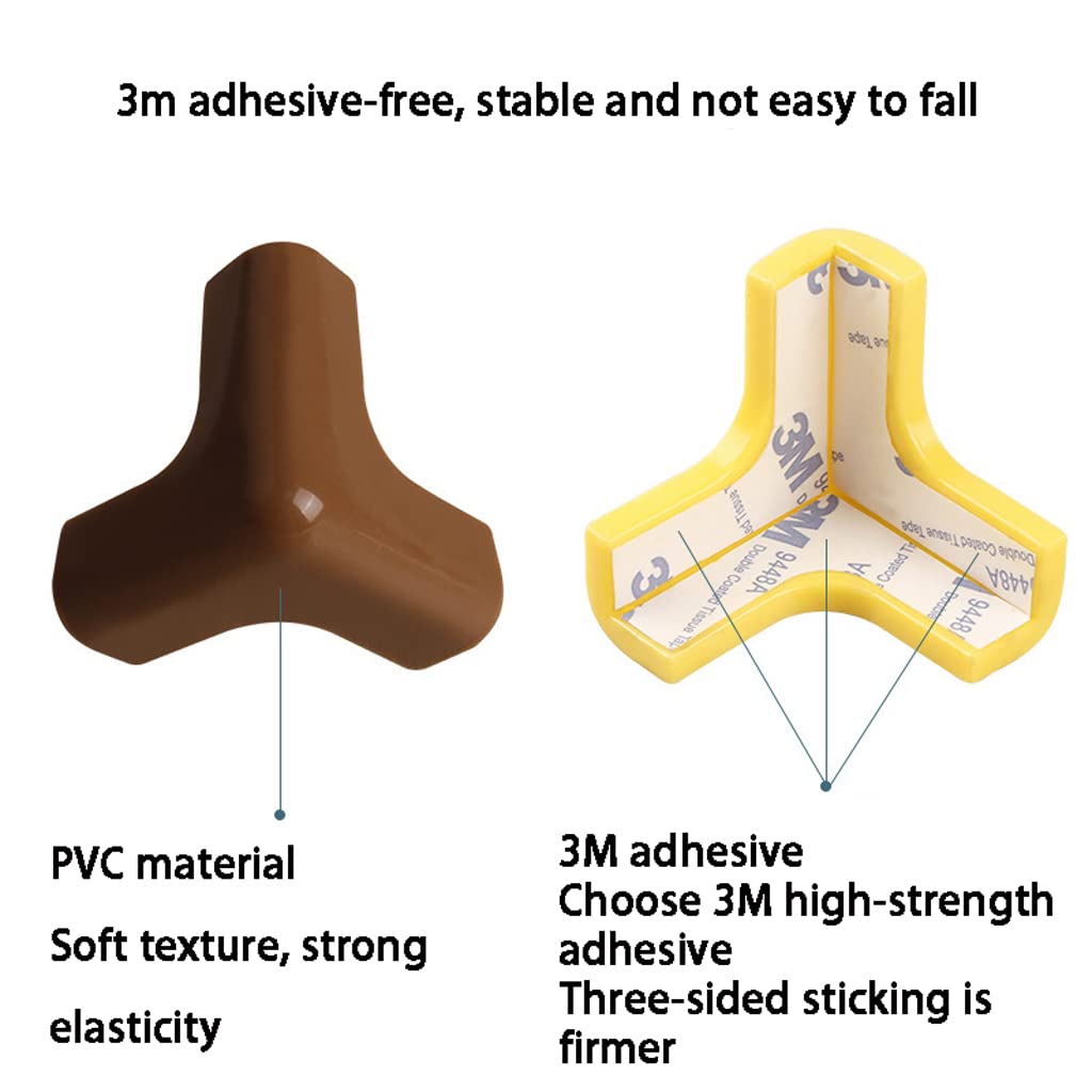 Protège-Coins pour Table d'enfant ，Protège-Coins p Anti Collision Angle Corner Protector,50 Pack Corner Guards,Strong Adhesion,(A Variety of Styles)