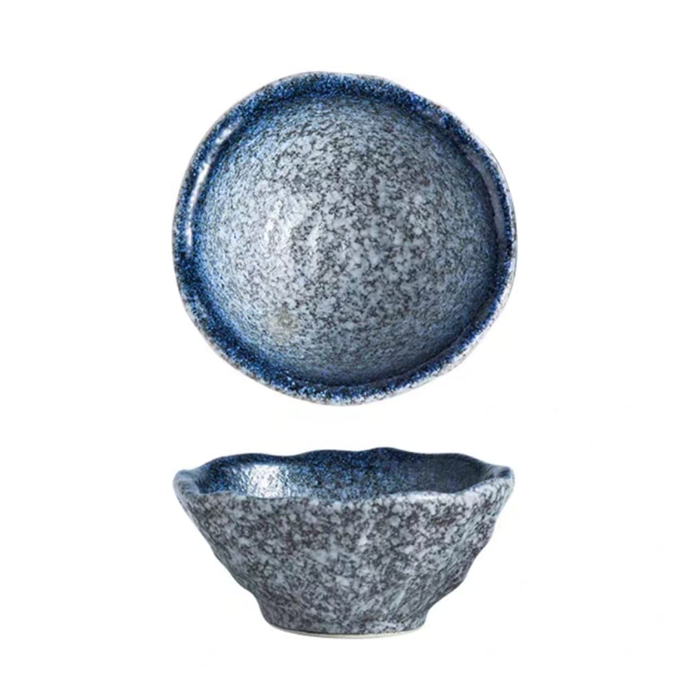 OTQEFTN Small Dessert Bowls Ceramic Seasoning Dish Household Sauce Dish Creative Small Dish Dish Seasoning Dish Soy Sauce Vinegar Dish Snack Dish Dipping Saucers