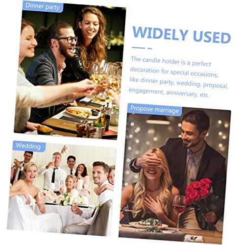 Hoement 4Pcs Adorno Para Mesa De Glass Candlestick Small Tea Light Holder Ocean Decor Candle Jars With Lids Mediterranean Candle Holder Glass Menorah Floating Candles Holders Shell #TOP5