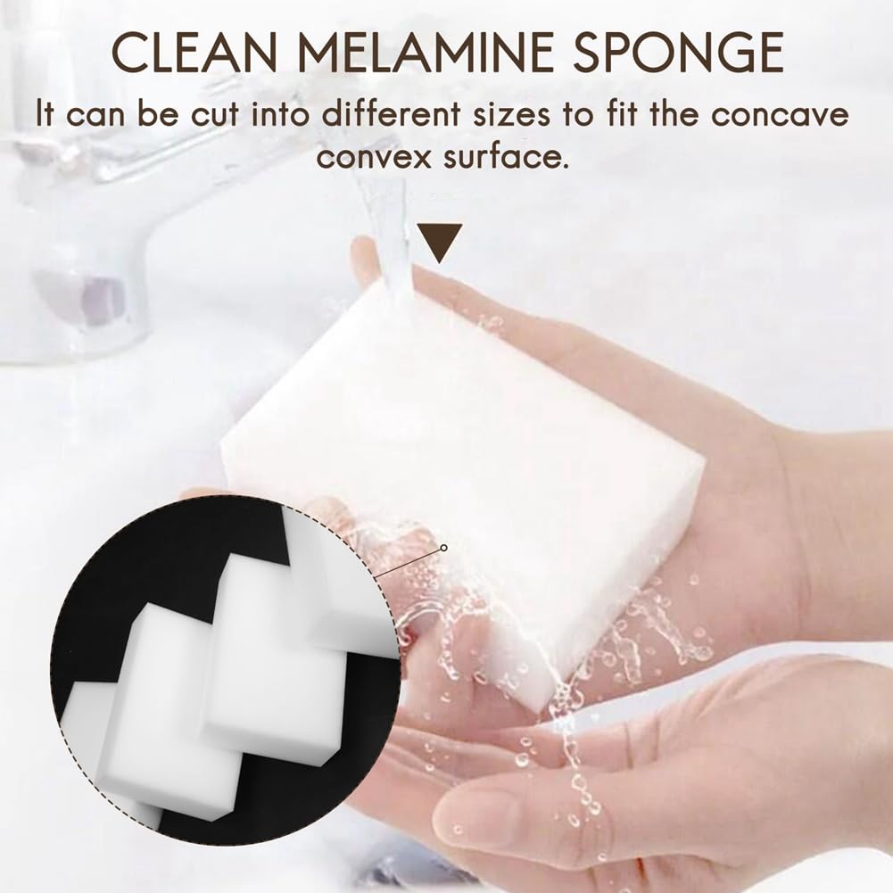 400 piezas Esponja mágica goma goma paños de cocina accesorios de limpieza microfibra vajilla limpieza esponja de melamina 10 x 7 x 3 cm