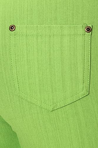 Image of Leggings Depot Women's Cotton Blend Stretch Pull-on Jeggings Casual Pants with Pockets (Available in Plus Size)