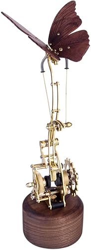 Miniatura 9 de Rompecabezas de metal 3D dinámicos con diseño de mariposa voladora, rompecabezas punk 3D, regalos de cumpleaños de Navidad para niños y adultos