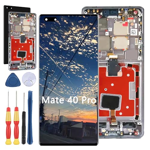 Yuxyiony Pantalla de repuesto para Huawei Mate 40 Pro LCD Pantalla de reparación y accesorios de herramientas de repuesto...