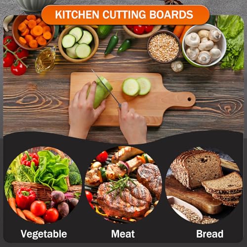 12 Pcs Thicken Bamboo Cutting Board Bulk Personalized Wood Chopping Board Customized Laser Engraving Charcuterie Boards for Wedding Mother's Day Housewarming Present,12.7x27.9x1cm - Image 6