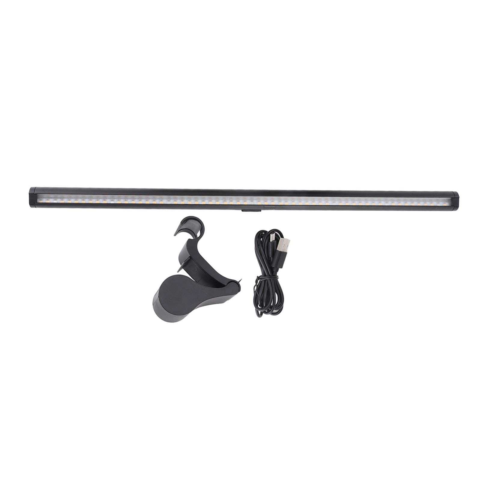 Marhynchus Barra Luminosa per Computer Barra Luminosa per Schermo Computer a LED in Lega di Alluminio 41 X 2,1 Cm Controllo Touch Dimmer Continuo Alimentato Tramite USB per Studio di Lettura in
